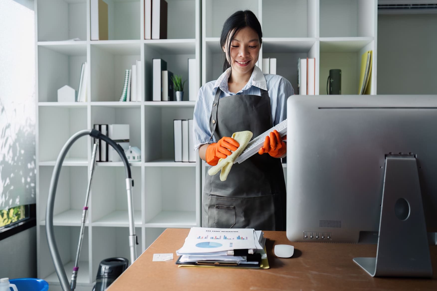 Certified cleaning for law firms performed by experts in legal offices.