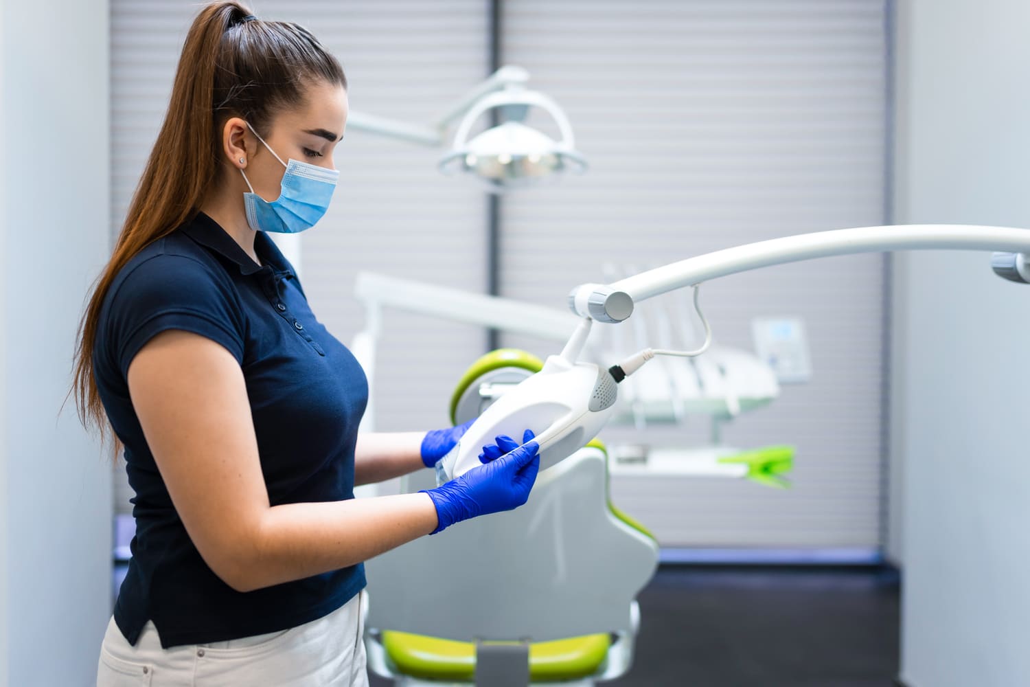 Eco-friendly dental cleaning services performed by professionals for dental clinics.