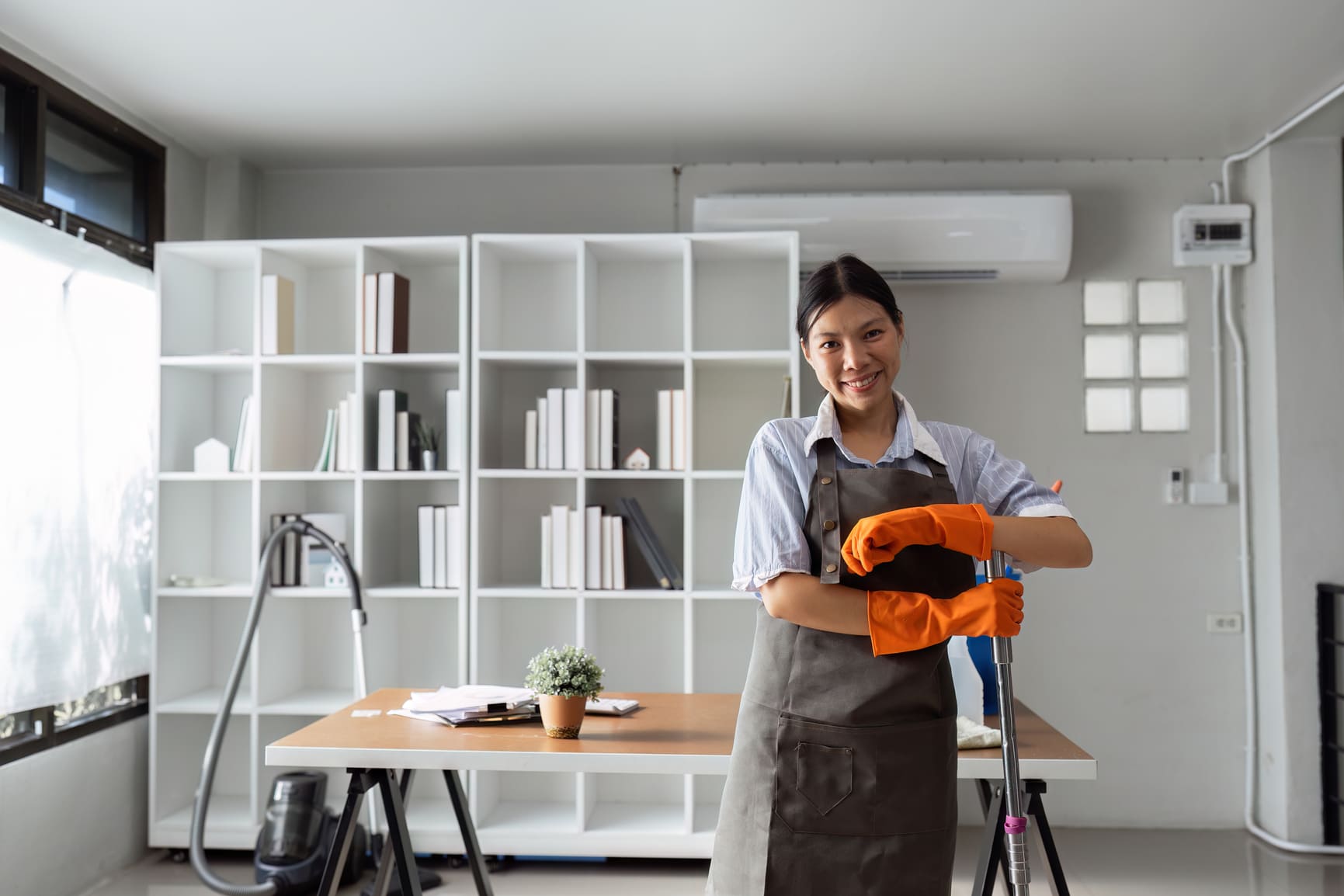 High-touch surface disinfection in professional offices performed by experts in professional office environments.