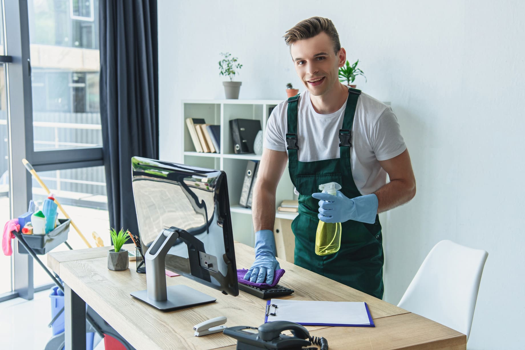 Office restroom cleaning and sanitation performed by experts in professional office environments.